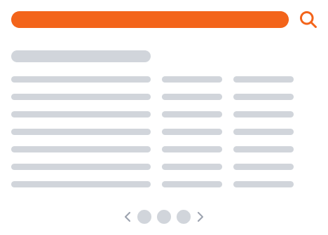 Screenshot der umfangreichen Suchfunktion für Unternehmen und Insolvenzverfahren
